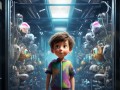 男孩 Robot组合，探索机器人世界